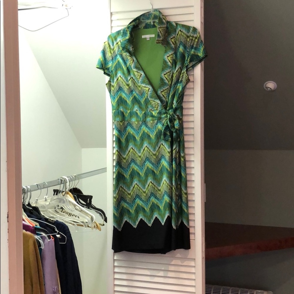 Sandra Darren wrap dress size 12
